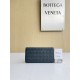 보테가 베네타 Bottega Veneta 593217 Intrecciato Zip Around Wallet 19CM
