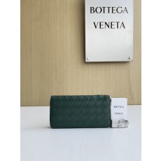 보테가 베네타 Bottega Veneta 593217 Intrecciato Zip Around Wallet 19CM