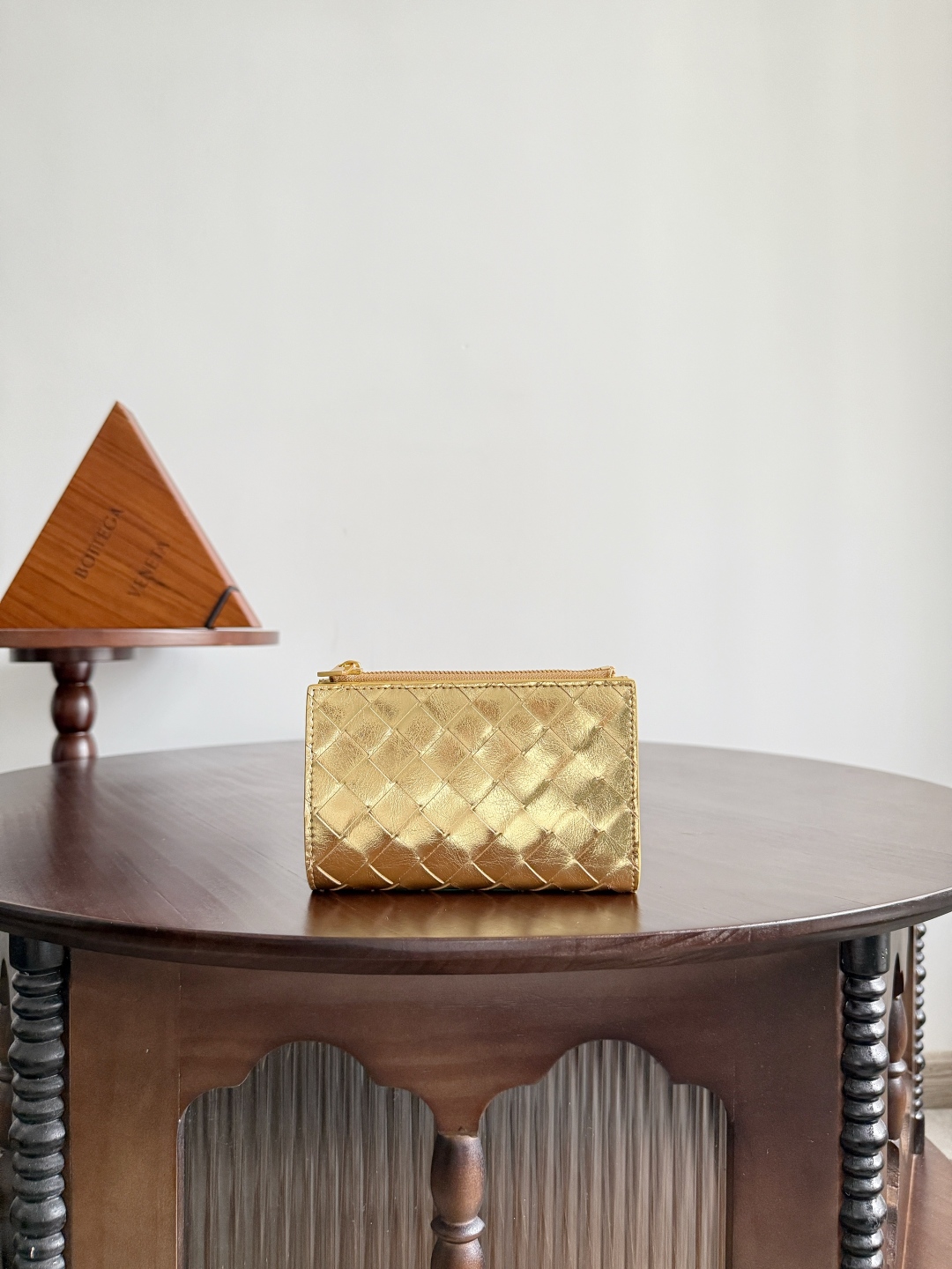 보테가 베네타 Bottega Veneta 667468 Medium Bi-Fold Zip Wallet 14.5cm