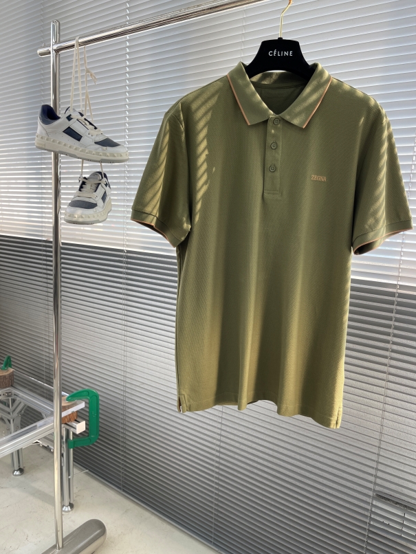 제냐 Zegna 반팔 폴로 셔츠