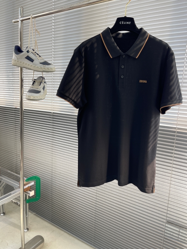 제냐 Zegna 반팔 폴로 셔츠