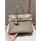 에르메스 Hermes Birkin 25cm Togo S2 Trench/silver