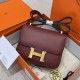 에르메스 Hermes Constance 19cm Epsom 57 Bordeaux/gold