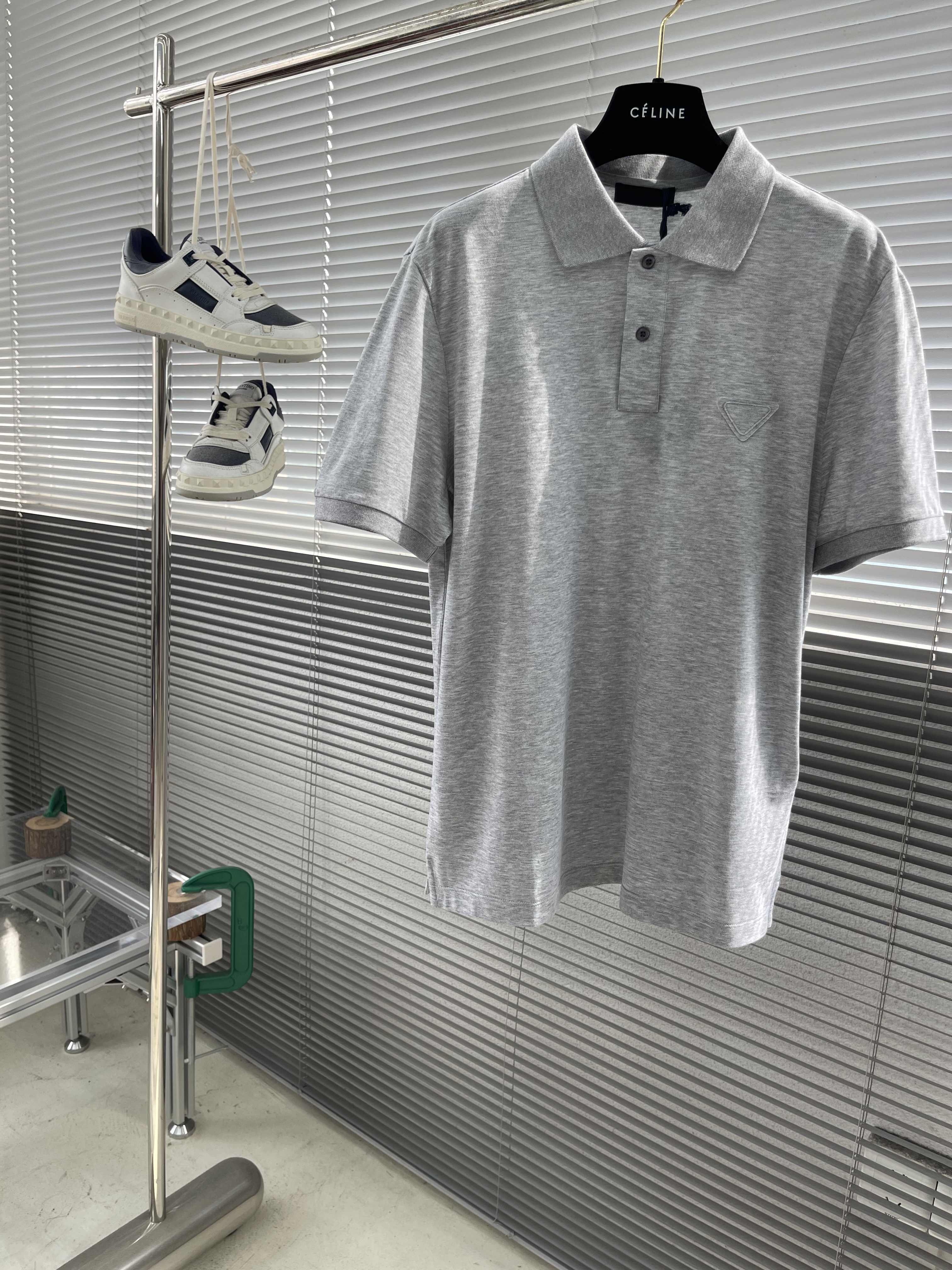 프라다 Prada 반팔 폴로 셔츠