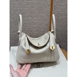 에르메스 Hermes Lindy 26cm Swift 10 Craie/gold