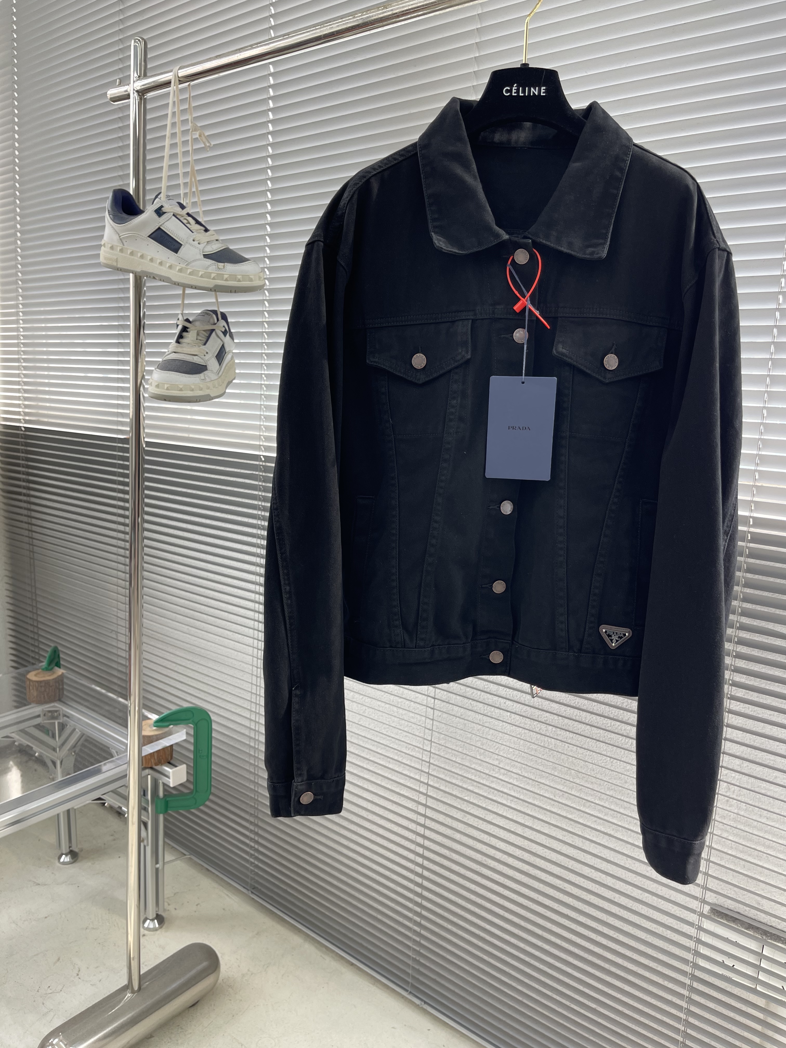 프라다 Prada 데님 재킷