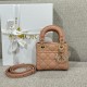 디올 Dior Lady Dior Micro Bag Tea-brown 12cm