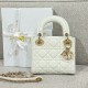 디올 Dior Mini Lady Dior Bag White 17cm
