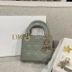디올 Dior Mini Lady Dior Bag grey 17cm