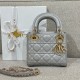 디올 Dior Mini Lady Dior Bag grey 17cm