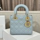 디올 Dior Small Lady Dior Bag Light blue 20cm