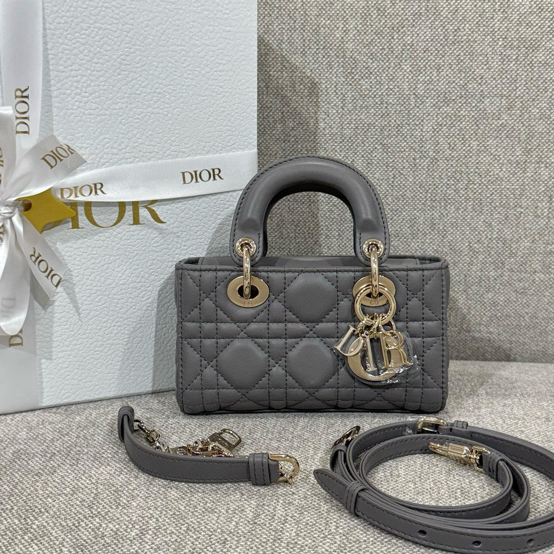 디올 Dior Lady D-Joy Micro Bag grey 16cm