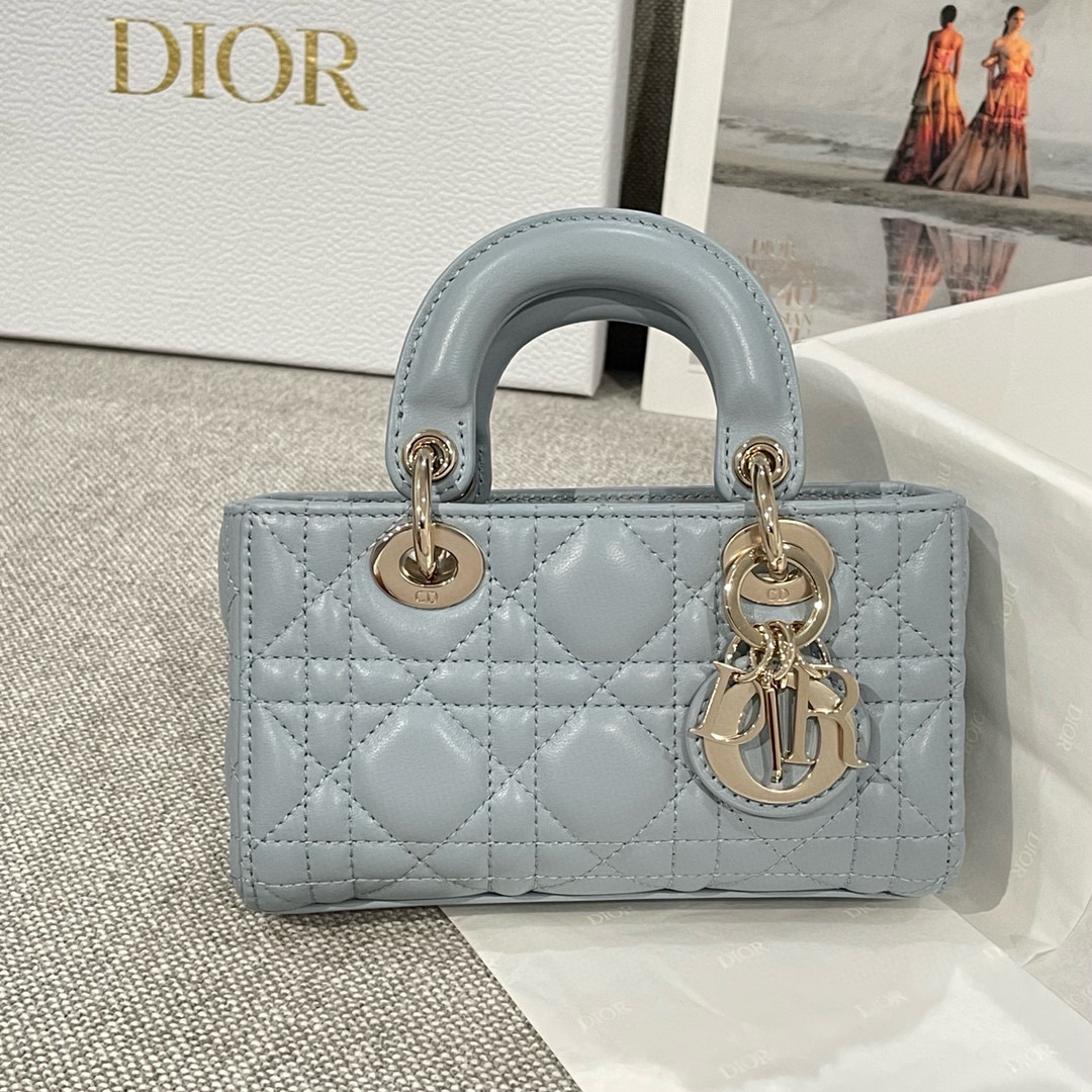 디올 Dior Lady D-Joy Micro Bag blue 16cm