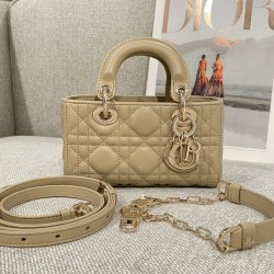 디올 Dior Lady D-Joy Micro Bag Apricot 16cm