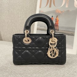 디올 Dior Lady D-Joy Micro Bag Black 16cm