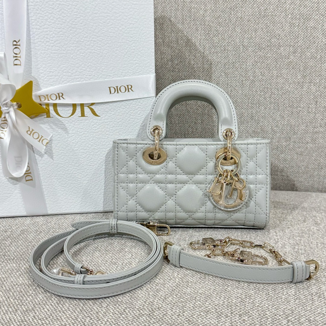 디올 Dior Lady D-Joy Micro Bag grey 16cm
