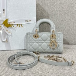 디올 Dior Lady D-Joy Micro Bag grey 16cm