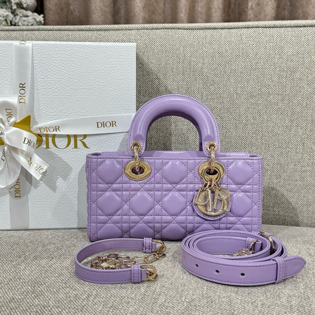 디올 Dior Small Lady D-Joy Bag purple 22cm