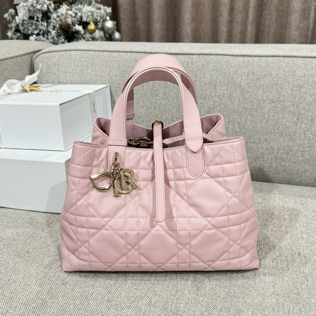 디올 Dior Medium Dior Toujours Bag Pink 28.5cm