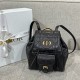 디올 Dior Small Dior Caro Backpack Black 19.5cm