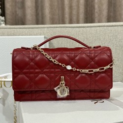 디올 Dior My Dior Mini Bag Wine red 21cm