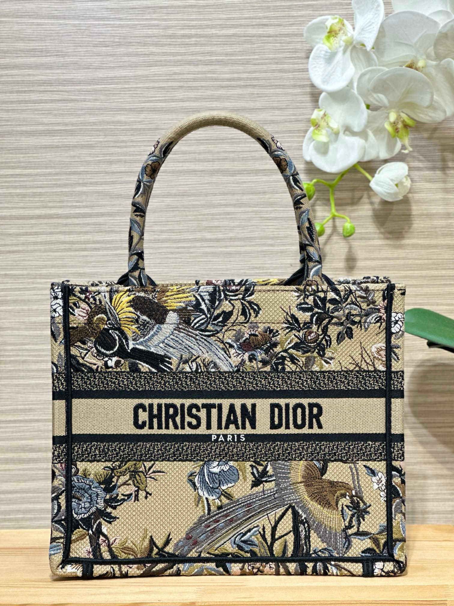 디올 Dior Small Dior Book Tote Beige 26.5cm