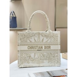 디올 Dior Small Dior Book Tote gold 26.5cm