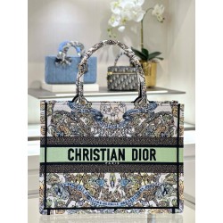 디올 Dior Medium Dior Book Tote green 36.5cm