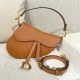 디올 Dior Saddle Bag with Strap Caramel 25.5cm