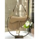 디올 Dior Saddle Bag with Strap Tea brown 25.5cm