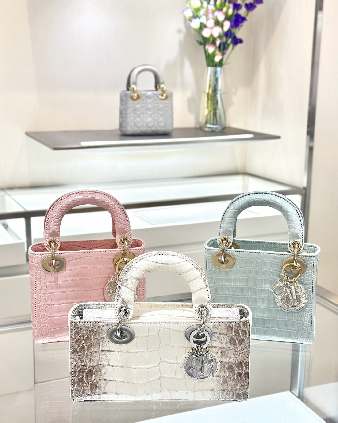 디올 Dior Lady Alligator