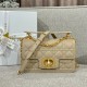 디올 Dior Small Dior Jolie Top Handle Bag Apricot 22cm