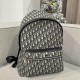 디올 Dior Rider Backpack Oblique Jacquard Blue 30cm