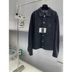 프라다 Prada 데님 재킷