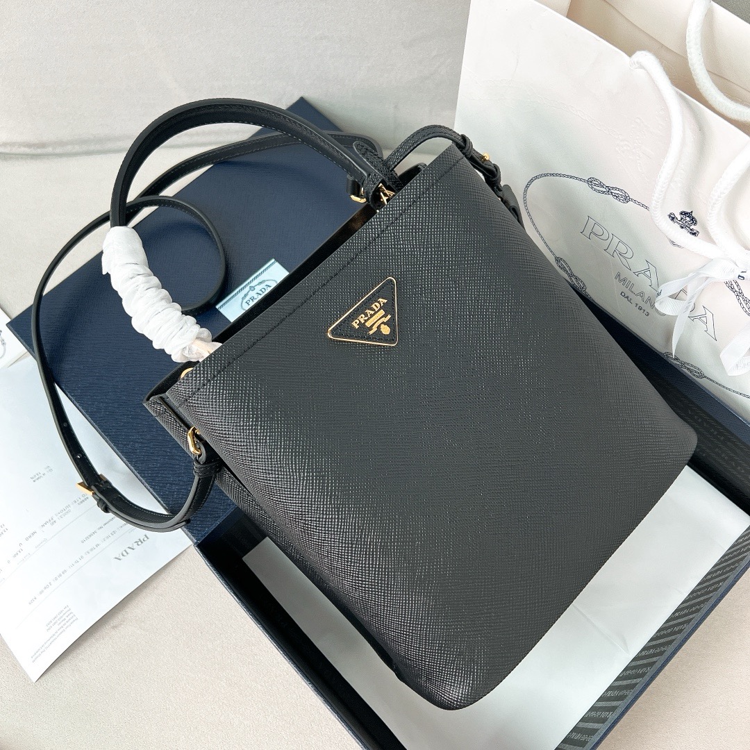프라다 Prada 1BA212 파니에 사피아노 가죽 스몰백