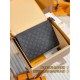 루이비통 Louis Vuitton M61692 Pochette Voyage MM Monogram Eclipse 27cm