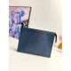 루이비통 Louis Vuitton M61692 Pochette Voyage Deep Blue 26cm