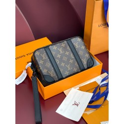루이비통 Louis Vuitton M82076 Pochette Kasai Brown 25cm