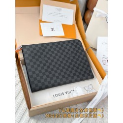 루이비통 Louis Vuitton N64437 Pochette Jour Black 35.5cm