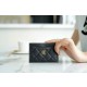 샤넬 Chanel Classic Card Holder Black gold 11.5cm
