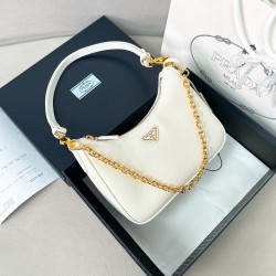 프라다 Prada 1BC204 리에디션 가죽 미니백 22cm