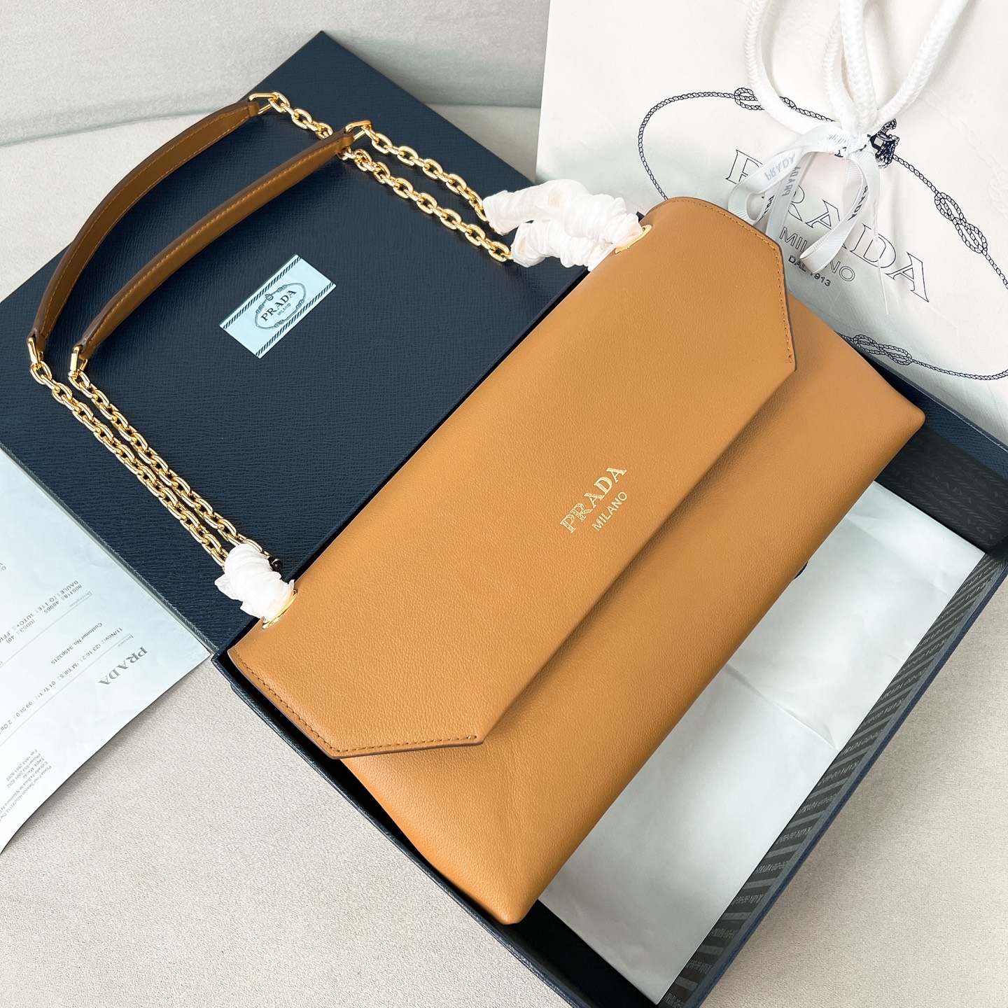 프라다 Prada 1BD371 Doux 숄더백 29cm