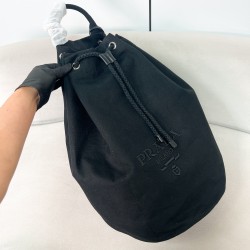 프라다 Prada 2VY011 캔버스 드로스트링 더플백