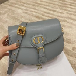 디올 Dior Medium Bobby Bag Blue 22cm