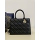 디올 Dior Medium Dior Book Tote Black 36.5cm