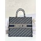 디올 Dior Large Dior Book Tote Oblique Jacquard Blue 41.5cm
