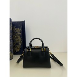 디올 Dior Boston Bag Black 20cm
