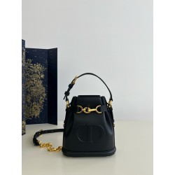 디올 Dior Small C'est Dior Bag Black 17cm
