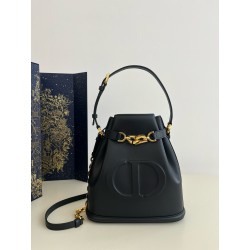 디올 Dior Medium C'est Dior Bag Black 24cm