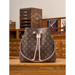 루이비통 Louis Vuitton M44022 Neonoe MM Monogram Rose Powder 26CM